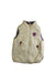A Beige Outerwear Vests from Double B Mikihouse in size 2T for girl. (Front View)