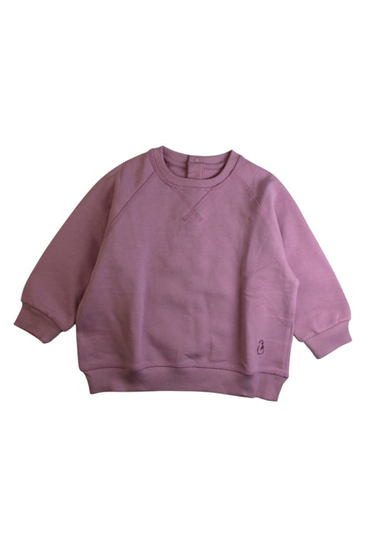A Pink Crewneck Sweatshirts from Konny in size 2T for girl. (Front View)