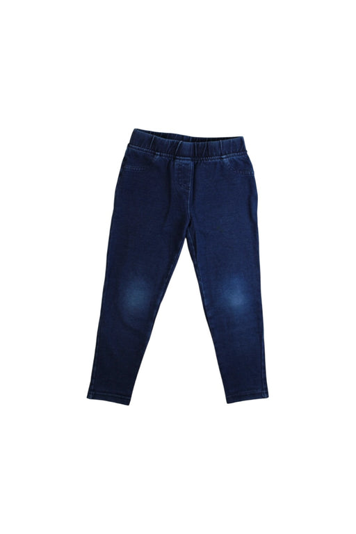 A Navy Jeggings from Hanna Andersson in size 2T for girl. (Front View)