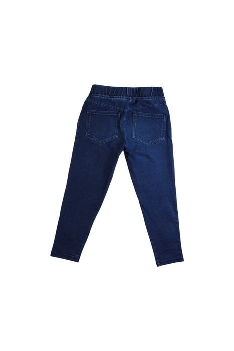 A Navy Jeggings from Hanna Andersson in size 2T for girl. (Back View)