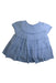 A Blue Short Sleeve Dresses from Petit Main in size 4T for girl. (Back View)