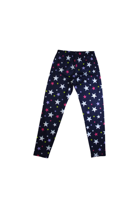 A Multicolour Leggings from Lands' End in size 7Y for girl. (Back View)