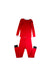 A Red Pyjama Sets from Hanna Andersson in size 8Y for girl. (Back View)