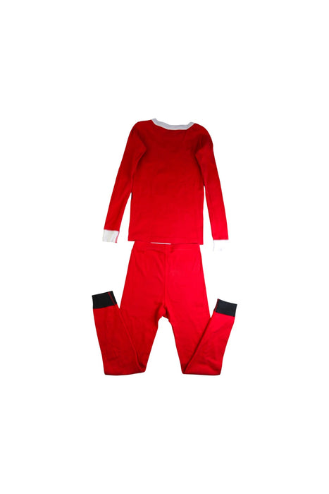 A Red Pyjama Sets from Hanna Andersson in size 8Y for girl. (Back View)