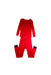 A Red Pyjama Sets from Hanna Andersson in size 8Y for girl. (Back View)