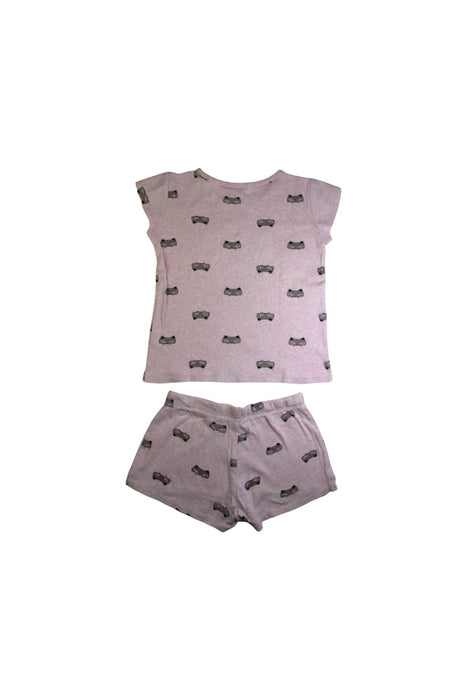 A Pink Shorts Sets from Seed in size 8Y for girl. (Back View)