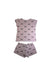 A Pink Shorts Sets from Seed in size 8Y for girl. (Back View)