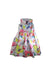 A Multicolour Sleeveless Dresses from Simonetta in size 6T for girl. (Front View)