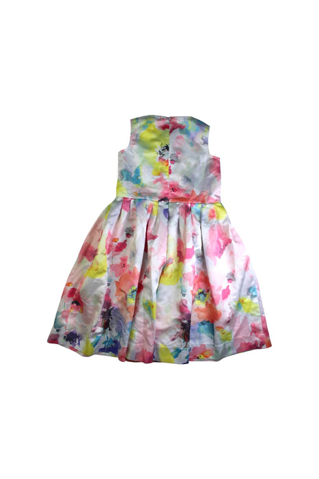 A Multicolour Sleeveless Dresses from Simonetta in size 6T for girl. (Back View)