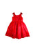 A Red Sleeveless Dresses from Janie & Jack in size 6T for girl. (Back View)