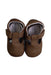 A Brown Flats from Jack & Lily in size 18-24M for girl. (Back View)