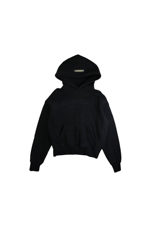 A Black Hooded Sweatshirts from Fear of God Essentials in size 6T for neutral. (Front View)