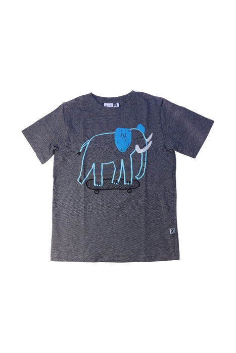 A Grey Short Sleeve T Shirts from Minti in size 8Y for boy. (Front View)