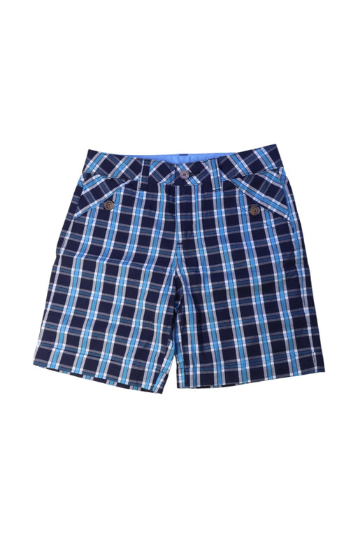 A Blue Shorts from Chickeeduck in size 5T for boy. (Front View)