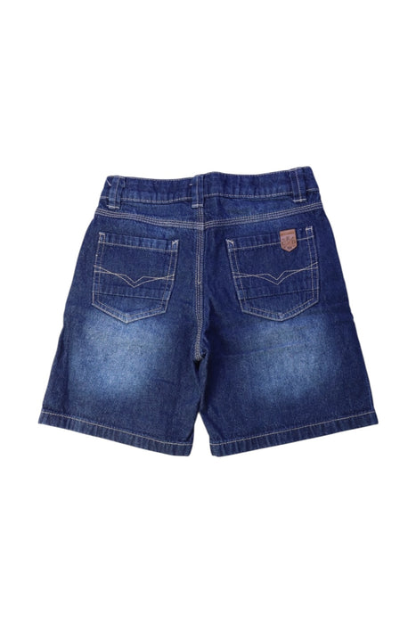A Blue Shorts from Chickeeduck in size 5T for boy. (Back View)