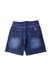 A Blue Shorts from Chickeeduck in size 5T for boy. (Back View)