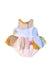 A Multicolour Sleeveless Rompers from Mimi Mono in size 18-24M for girl. (Back View)