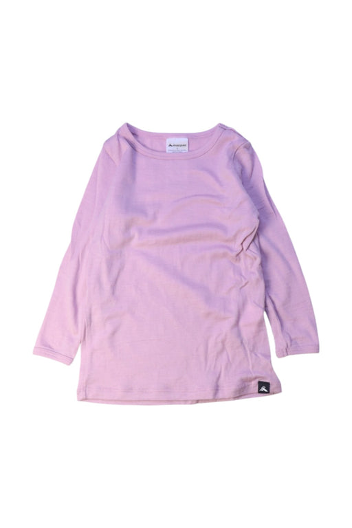 A Pink Long Sleeve Tops from Macpac in size 6-12M for girl. (Front View)