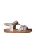 A Gold Sandals from PèPè in size 3T for girl. (Front View)
