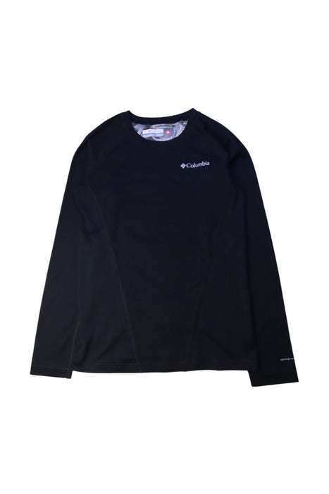 A Black Active Tops from Columbia in size 10Y for boy. (Front View)