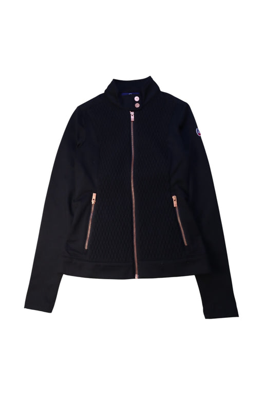 A Black Lightweight Jackets from Fusalp in size 14Y for girl. (Front View)