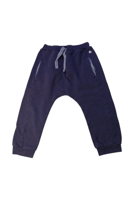 A Navy Sweatpants from Petit Bateau in size 3T for boy. (Front View)