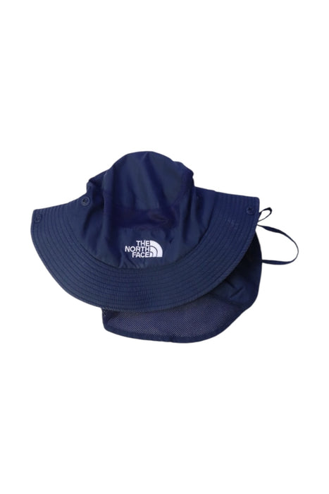 A Navy Sun Hats from The North Face in size 2T for neutral. (Front View)