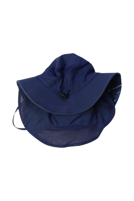 A Navy Sun Hats from The North Face in size 2T for neutral. (Back View)