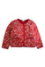 A Red Puffer/Quilted Jackets from Jared.M in size 5T for girl. (Front View)