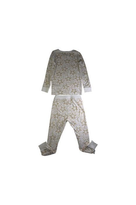 A White Pyjama Sets from Crewcuts in size 6T for girl. (Back View)