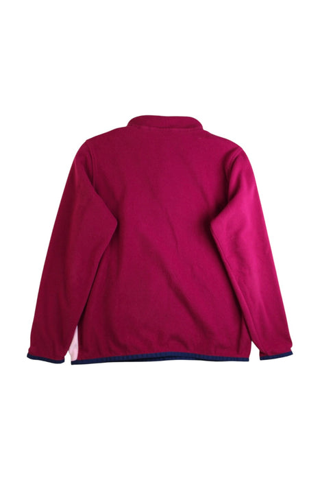 A Pink Buttoned Sweatshirts from Lands' End in size 10Y for neutral. (Back View)