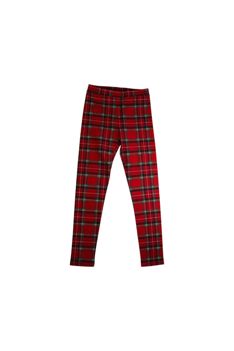 A Red Leggings from Crewcuts in size 8Y for girl. (Front View)