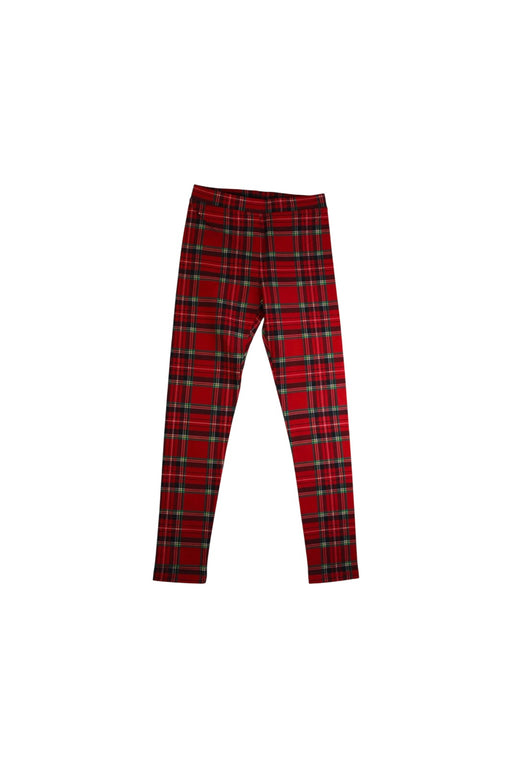 A Red Leggings from Crewcuts in size 10Y for girl. (Front View)