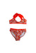 A Orange Bikinis from Jacadi in size 6T for girl. (Front View)