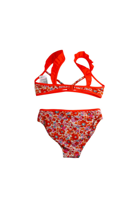 A Orange Bikinis from Jacadi in size 6T for girl. (Back View)