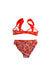 A Orange Bikinis from Jacadi in size 6T for girl. (Back View)