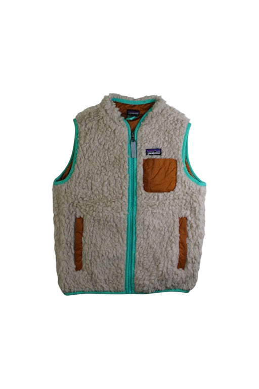 A Beige Outerwear Vests from Patagonia in size 5T for neutral. (Front View)