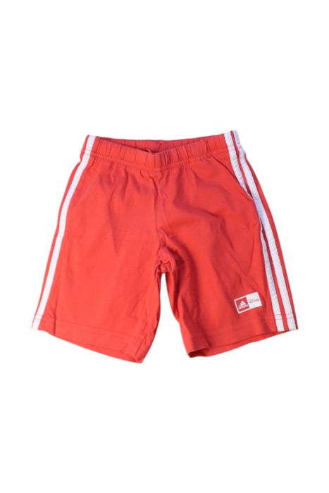 A Red Shorts from Adidas in size 2T for boy. (Front View)