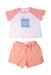 A White Shorts Sets from Gingersnaps in size 3T for boy. (Front View)