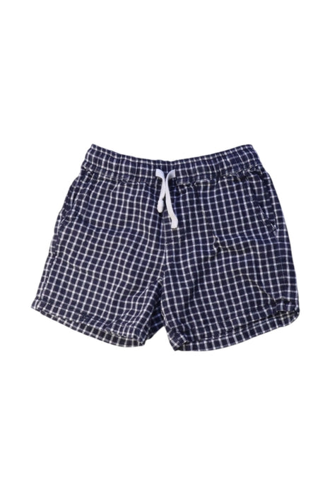 A Navy Shorts from Seed in size 5T for boy. (Front View)