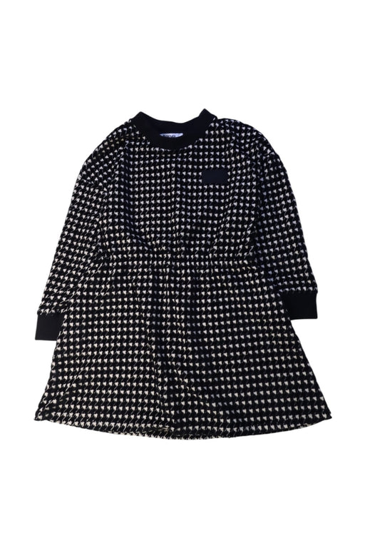 A Black Long Sleeve Dresses from Dior in size 6T for girl. (Front View)