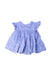 A Blue Short Sleeve Dresses from Jacadi in size 2T for girl. (Front View)