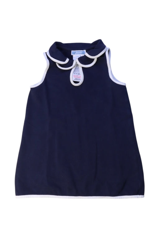 A Navy Sleeveless Dresses from Jacadi in size 12-18M for girl. (Front View)