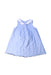 A Blue Sleeveless Dresses from Jacadi in size 2T for girl. (Front View)