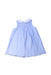 A Blue Sleeveless Dresses from Jacadi in size 2T for girl. (Back View)