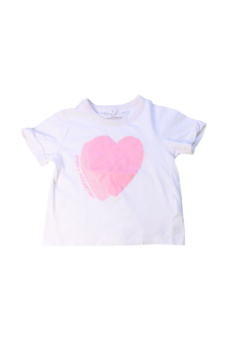 A White Short Sleeve T Shirts from Stella McCartney in size 2T for girl. (Front View)