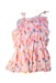 A Multicolour Sleeveless Dresses from Velveteen in size 8Y for girl. (Back View)