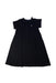 A Black Short Sleeve Dresses from Burberry in size 7Y for girl. (Front View)