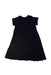A Black Short Sleeve Dresses from Burberry in size 7Y for girl. (Back View)