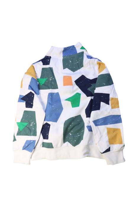 A Multicolour Zippered Sweatshirts from Seed in size 7Y for boy. (Back View)